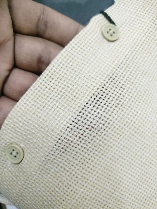 24096 jute linen mesh shirts uploaded by SS creations on 5/15/2024