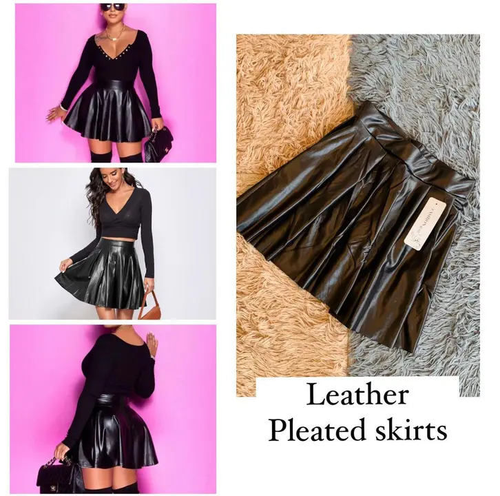 Pencil fit Leather Skirts uploaded by business on 5/15/2024