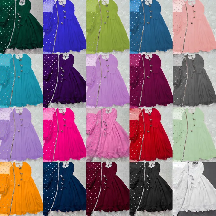 Post image Hey! Checkout my new product called
GOWN WITH DUPATTA IN ALL 20 DIFFERENT COLORS.