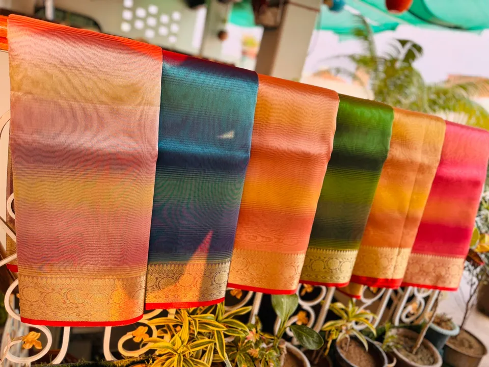 Rainbow Tissue  uploaded by M.S Silk Saree on 5/16/2024