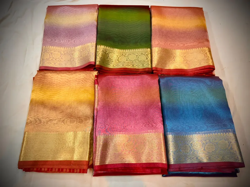 Rainbow Tissue  uploaded by M.S Silk Saree on 5/16/2024