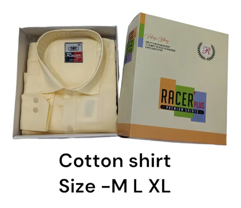 Mens box pack cotton plain shirt  uploaded by business on 5/17/2024