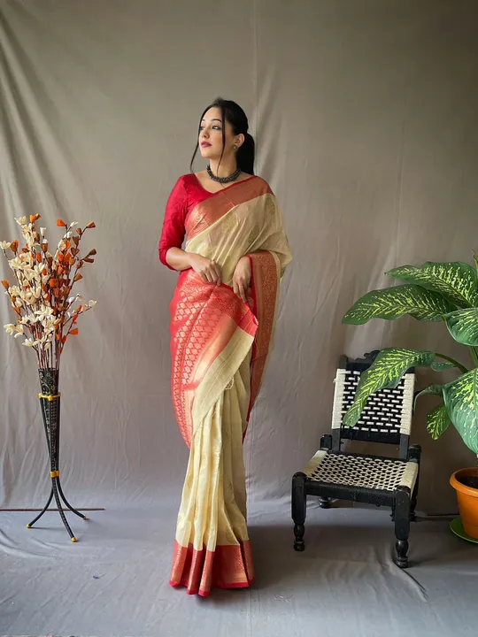 Pure Linnen saree  uploaded by business on 5/18/2024