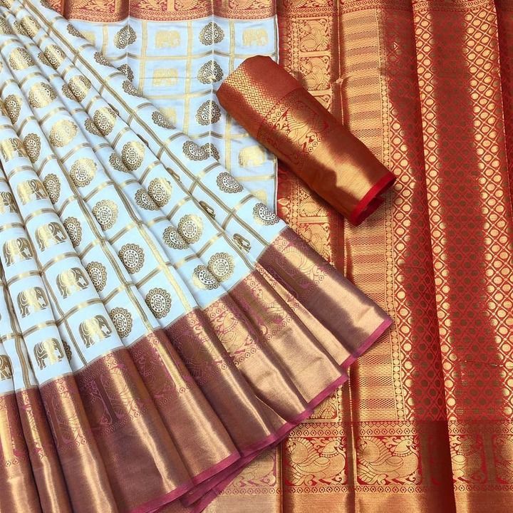 Kanchipuram silk sarees uploaded by DD Collections on 3/26/2021
