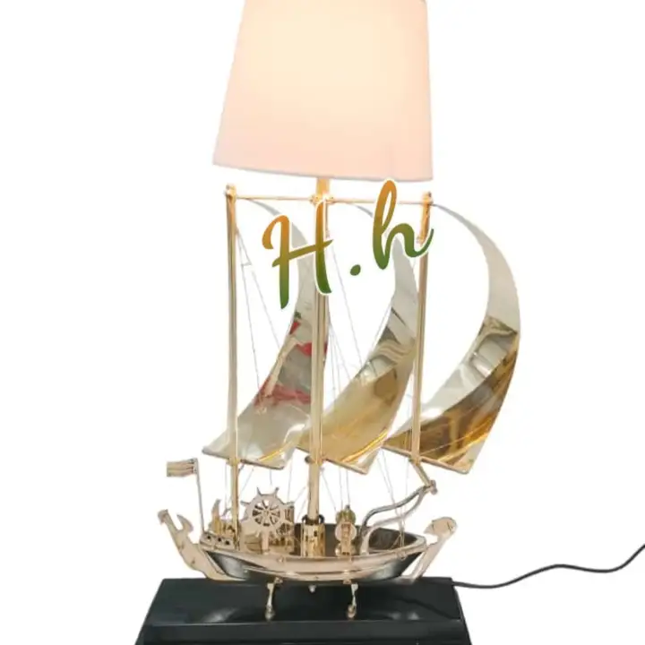 Decorative  Designer Electric Table Lamp Ship Shape  With Mdf Stand 
Available In Very Reasonable Pr uploaded by Hina Handicrafts on 5/27/2024