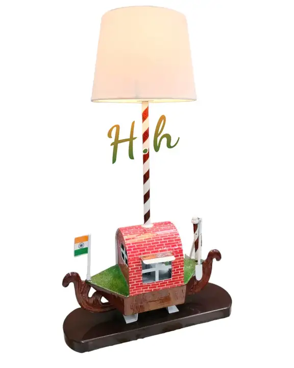 Decorative  Designer Electric Table Lamp Ship Shape  With Mdf Stand 
Available In Very Reasonable Pr uploaded by Hina Handicrafts on 5/27/2024