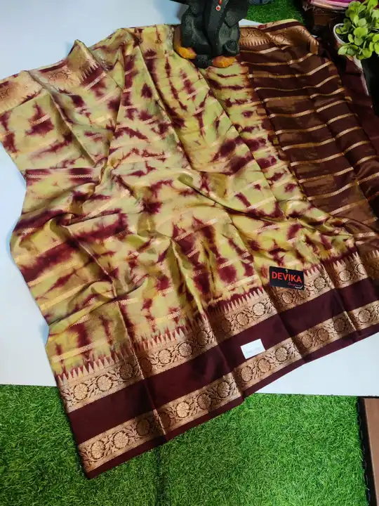 Banarasi daeyble Warm silk marble daey saree uploaded by business on 5/29/2024