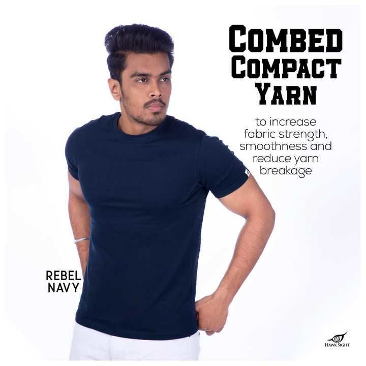 Round Neck - Solid - Rebel Navy uploaded by business on 3/26/2021