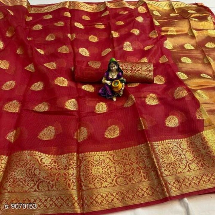 Kota Doria cotton saree uploaded by Yashvi clothes collection on 3/26/2021