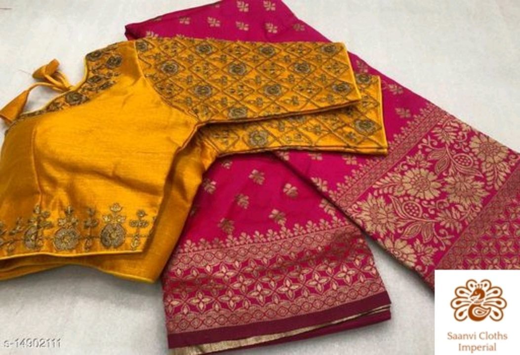 Banarsi silk saree uploaded by Saanvi  cloths  on 3/26/2021