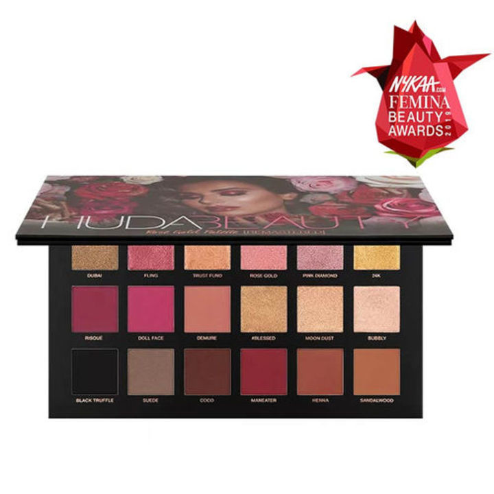 Huda beauty rose gold uploaded by business on 3/26/2021