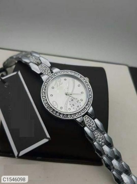 Women's Analog stainless steel watch what's app number send message and oder confirmed uploaded by business on 3/26/2021