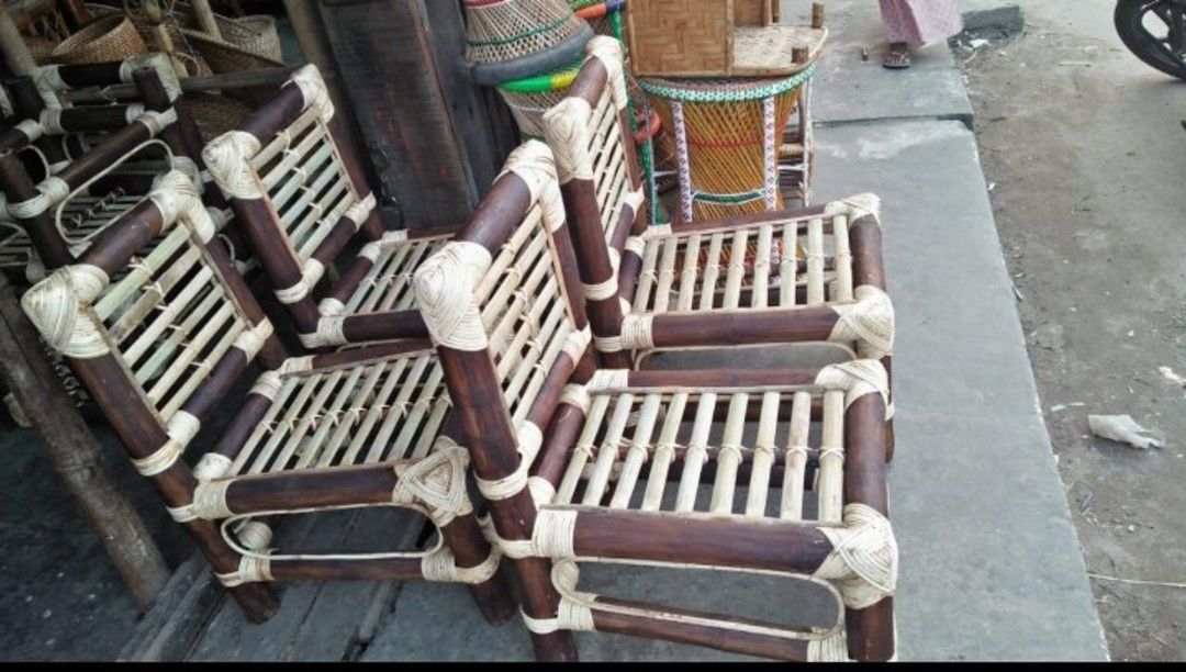 Bamboo chair uploaded by (Ananda enterprise) Cane furniture on 3/26/2021