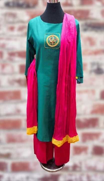 South silk kurti with exclusive hand work  uploaded by Reliable Lifestyle on 3/27/2021