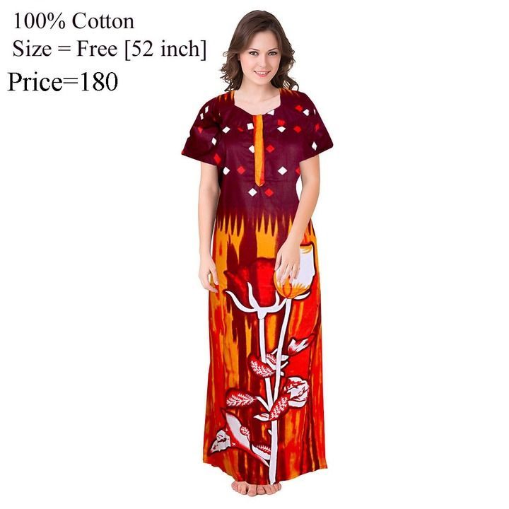 Cotton nighty  uploaded by business on 3/27/2021