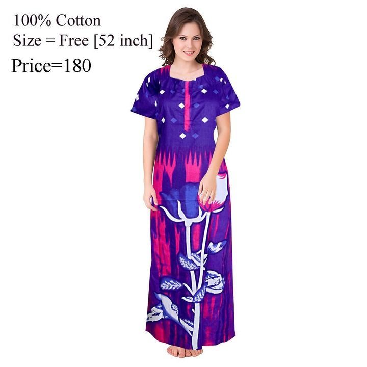 Cotton nighty  uploaded by business on 3/27/2021