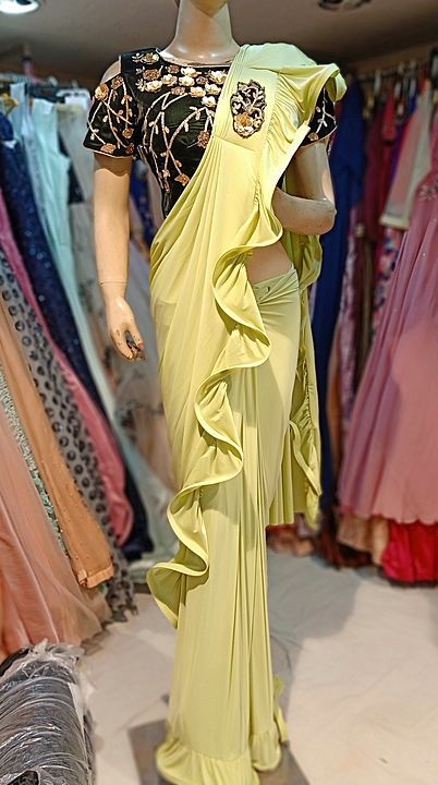 Designer drape saree uploaded by Kanika creation on 7/19/2020