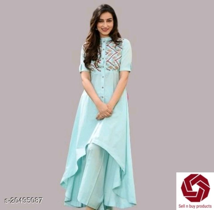 Post image Catalog Name:*Fancy Rayon / Cotton Women Kurta Sets*
Kurta Fabric: Rayon / Cotton
Bottomwear Fabric: Rayon / No Bottomwear
Fabric: Chiffon / Mulmul / No Dupatta / Cotton
Sleeve Length: Three-Quarter Sleeves
Set Type: Variable (Product Dependent)
Bottom Type: Variable (Product Dependent)
Pattern: Variable (Product Dependent)
Multipack: Single
Sizes: 
XL, L, XXL, XXXL, MDispatch: 2-3 Days
Easy Returns Available In Case Of Any Issue
*Proof of Safe Delivery! Click to know on Safety Standards of Delivery Partners- https://ltl.sh/y_nZrAV3