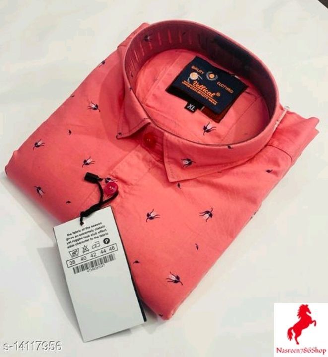 Post image *Trendy Fabulous Men Shirts*
Fabric: Cotton
Sleeve Length: Long Sleeves
Pattern: Solid
Multipack: 1
Sizes:
M (Chest Size: 39 in, Length Size: 30 in) 
L  (Chest Size: 41 in, Length Size: 30 in) 
XL  (Chest Size: 43 in, Length Size: 30 in) 
XXL  (Chest Size: 45 in, Length Size: 30 in) 


Dispatch: 2-3 Days