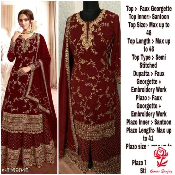 Catalog Name:*Aagam Sensational Suits & Dress Materials *
Top Fabric: Net(Semi Stitched)
Bottom Pala uploaded by business on 3/27/2021