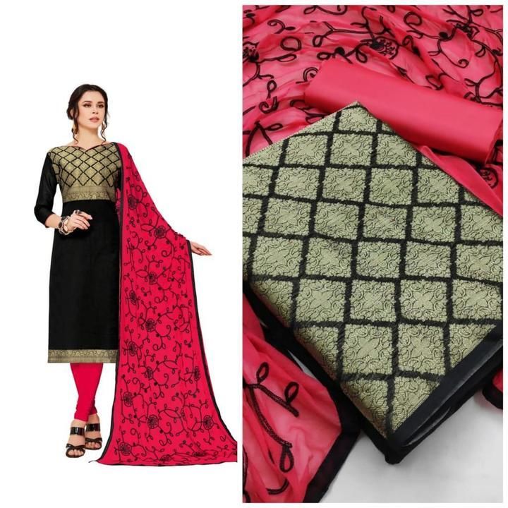 Banarasi jequard suit uploaded by Kisha Fashion on 3/27/2021