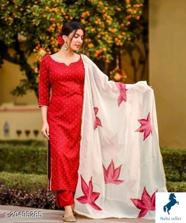 Aakarsha Fabulous Women Kurta Sets

Kurta Fabric: Rayon  uploaded by business on 3/27/2021