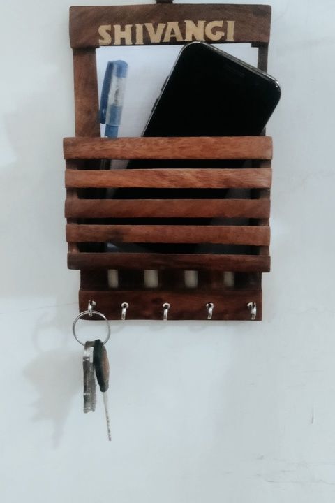 Letter holder cum Key Holder with Customize Name uploaded by Own Art Store on 3/27/2021