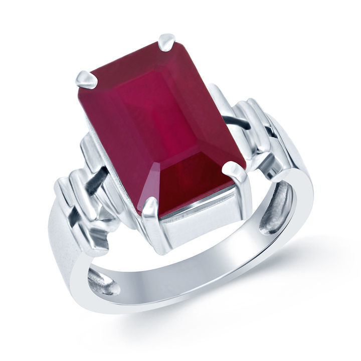 Ruby Silver Ring uploaded by Kundali Gems  on 3/27/2021