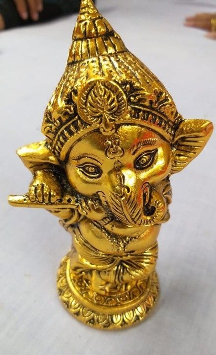 Metal Golden Bal Ganesha uploaded by RR TRADING COMPANY on 3/27/2021