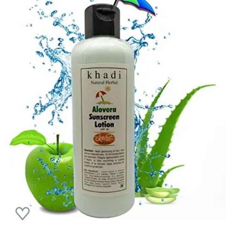 Khadi Alovera Sunscreen lotion Spf 30 uploaded by Ahilya Traders on 3/28/2021