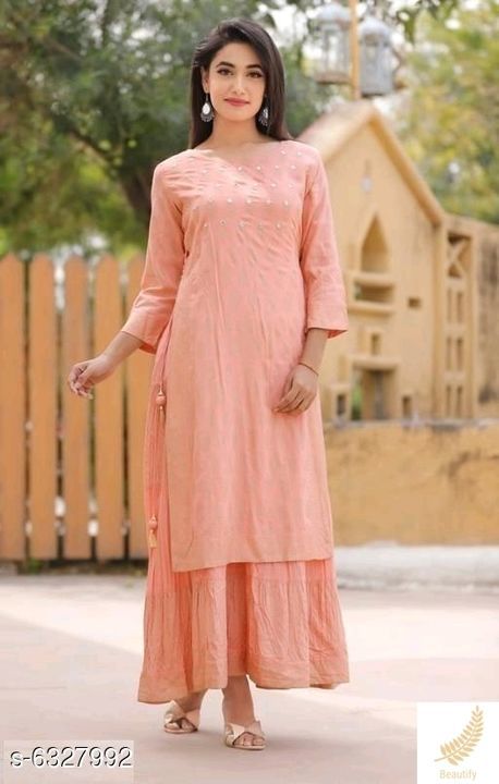 Women's Double Layered Kurti uploaded by business on 3/28/2021