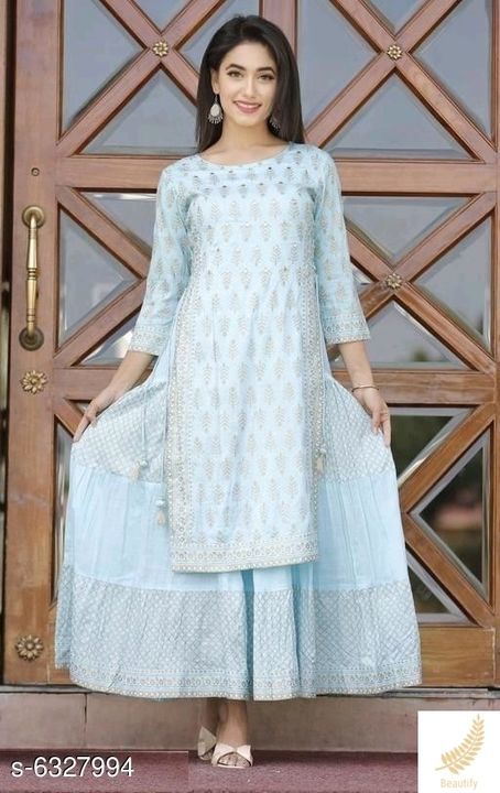 Women's Double Layered Kurti uploaded by business on 3/28/2021