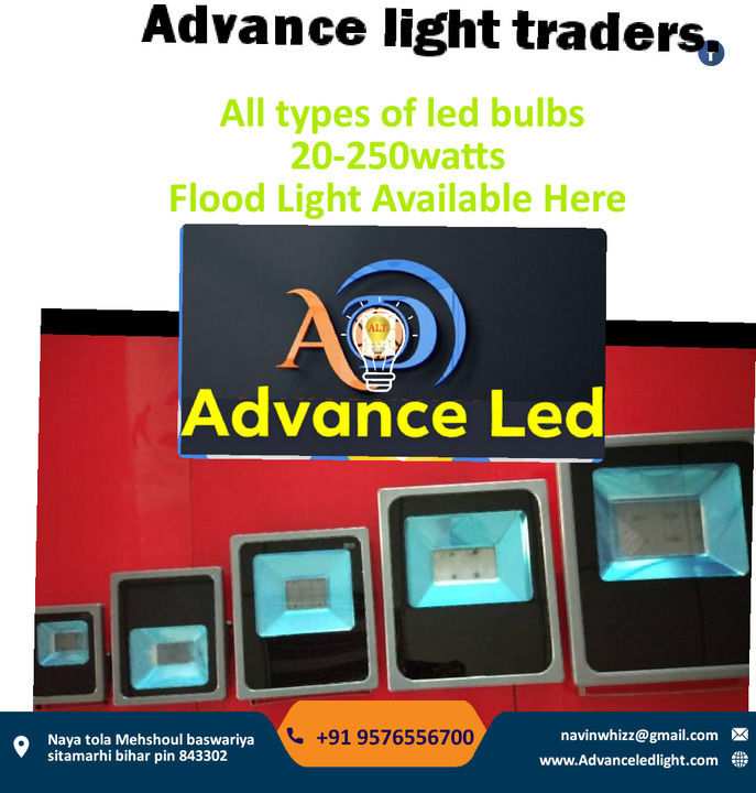 Led flood lights 100w uploaded by Advance light traders  on 3/28/2021