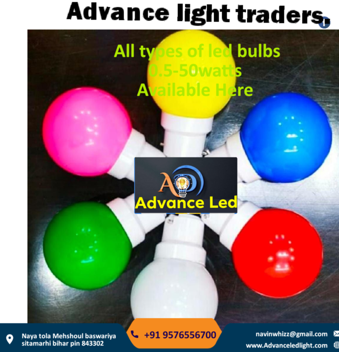 9W  Led. Bulb  uploaded by Advance light traders  on 3/28/2021