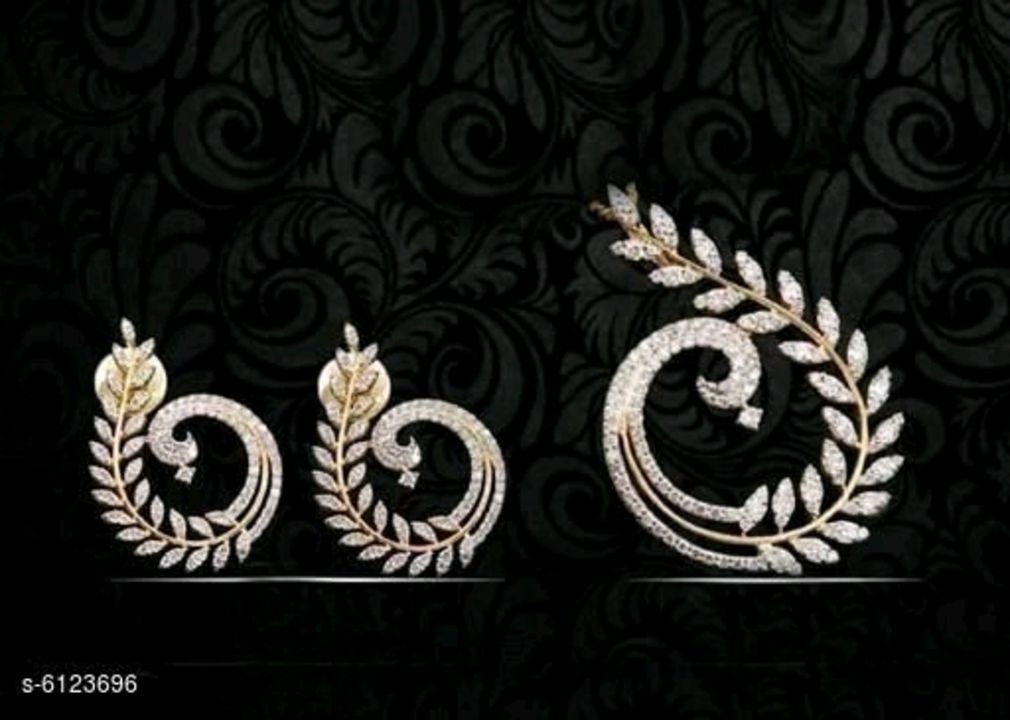 Gold plated jewellery set uploaded by business on 3/28/2021