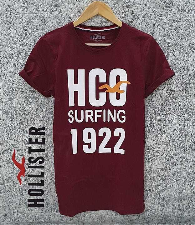 Post image *HOLLISTER*
 
👉Cotton  Half Sleeve Tshirts for Men

👉Very Fine Printing and Finishing.

Fabric :- Cotton Sinker 
Colour/ Prints  :-  5
Sizes :- *M, L, Xl*

👉 *Just @ 200/-*

*SHIPPING EXTRa contact no 9664147247