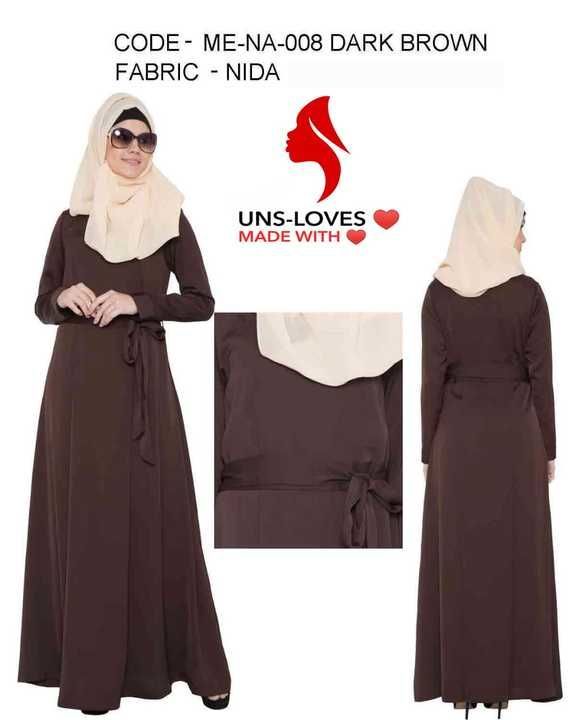 Stylish Brown Abaya uploaded by Uns-love on 3/28/2021
