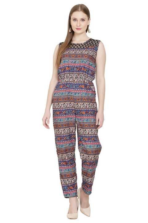 Post image Price:-449
Description:- BE you poly crepe sleeveless jumpsuit