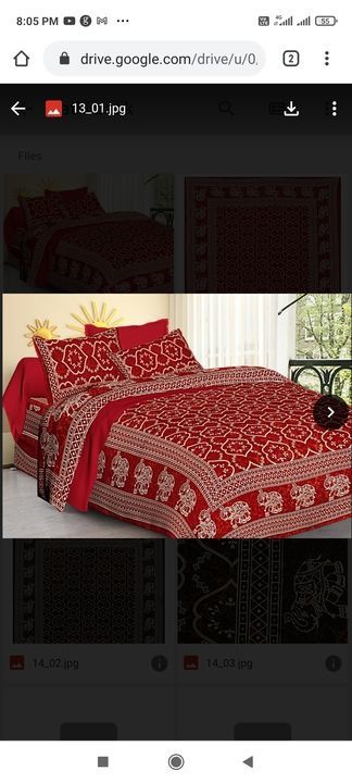 King size bedsheet  uploaded by JR Creation on 3/28/2021