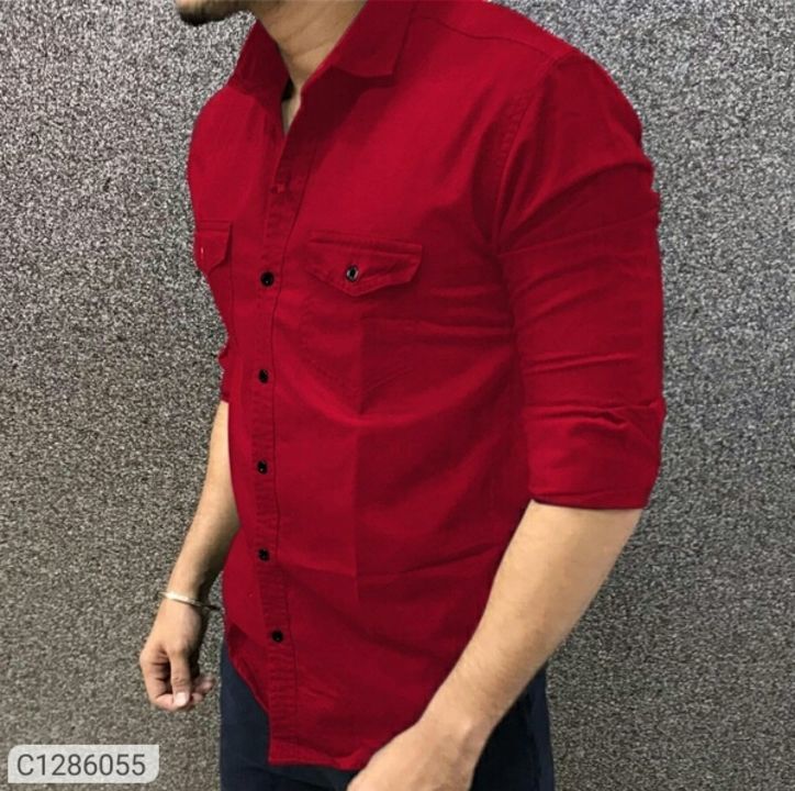 Cotton Solid slim fit shirts uploaded by business on 3/28/2021