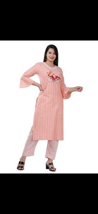 Kurti pant suit uploaded by business on 3/28/2021