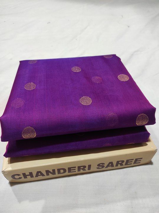 Chanderi handloom saree uploaded by business on 3/29/2021