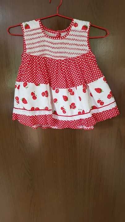 Hand Embroidered abd/smocked baby frocks uploaded by Nk's Collections on 3/29/2021