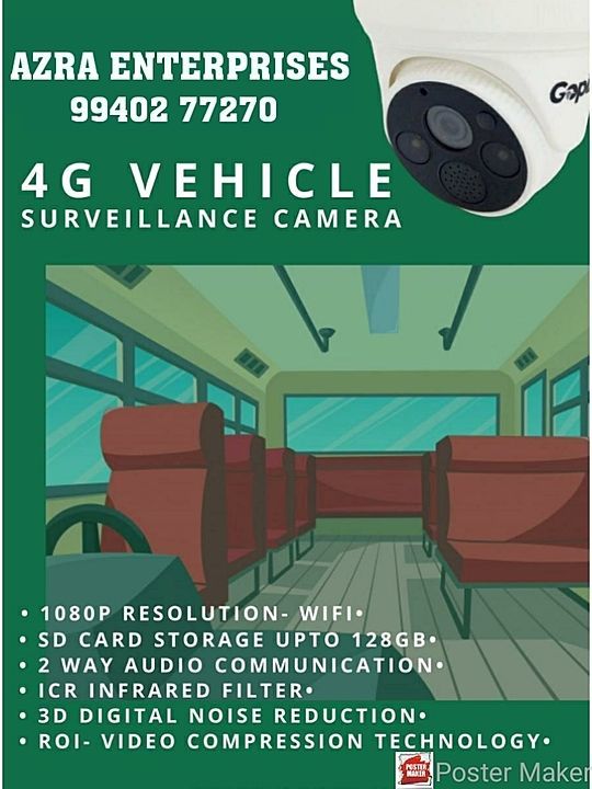 4G sim based Indoor Dome Camera uploaded by AZRA ENTERPRISES on 7/20/2020