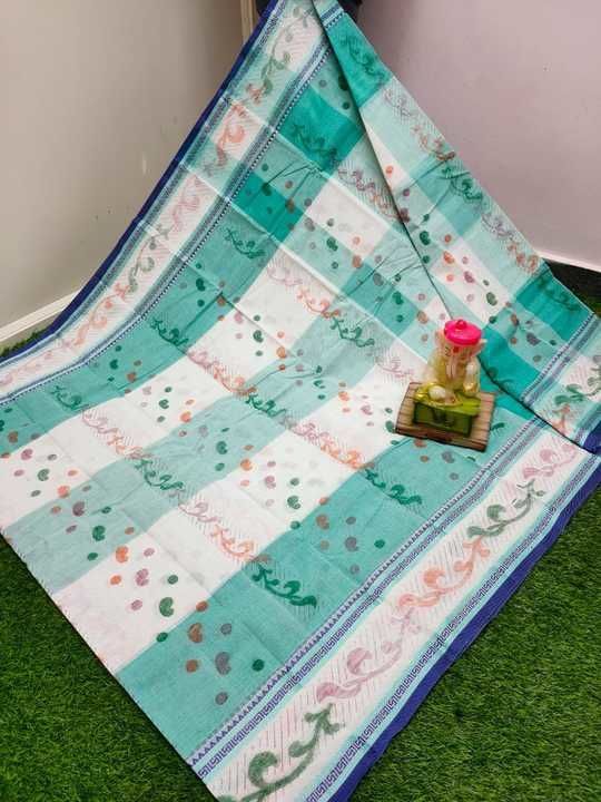 Bengali cotton printed saree uploaded by Siri Sarees on 3/29/2021