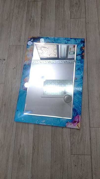 Mirror with elegant backpainted glass 
12×18=600
15×21=900
18×24 =1200 uploaded by business on 7/20/2020