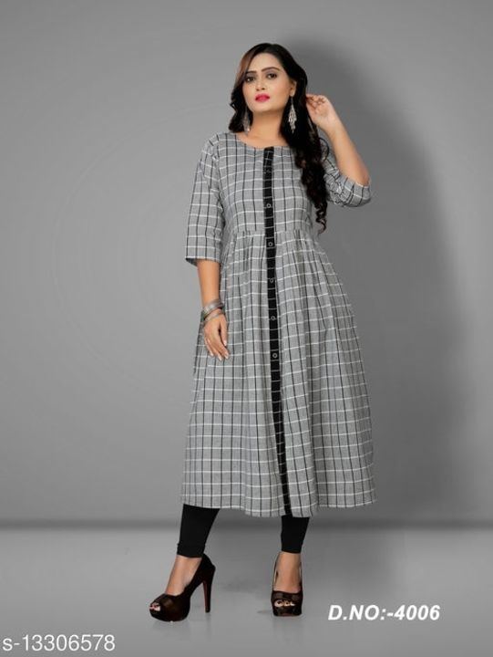Trendy cotton kurtis for women uploaded by business on 3/29/2021