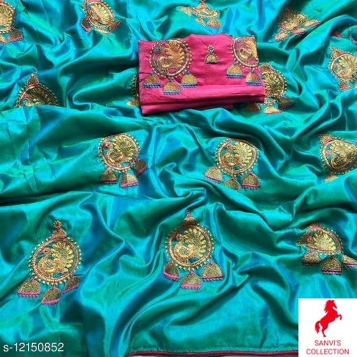 Post image Sana silk  and  charvi ensemble  sari with  blouse pics