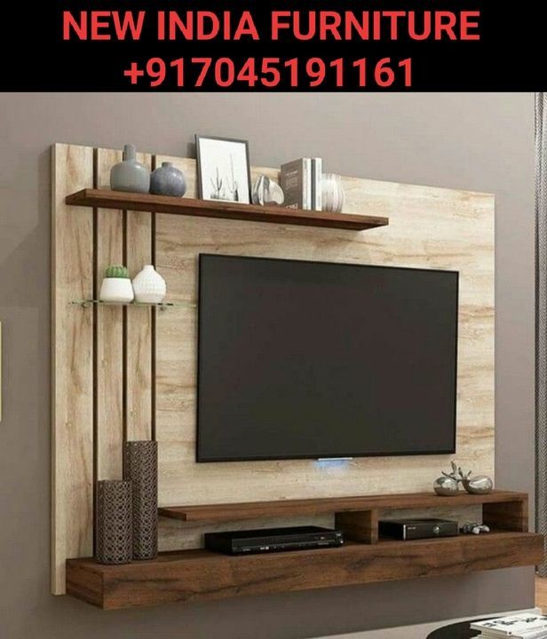 Plywood TV unit uploaded by NEW INDIA FURNITURE on 3/29/2021