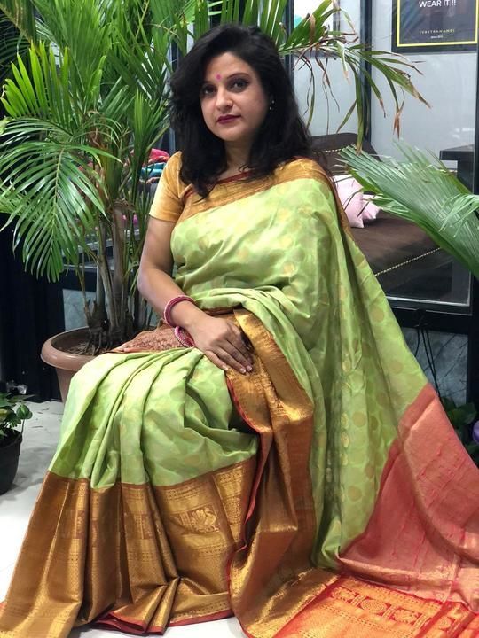 Kanchipuram silk saree uploaded by business on 3/29/2021